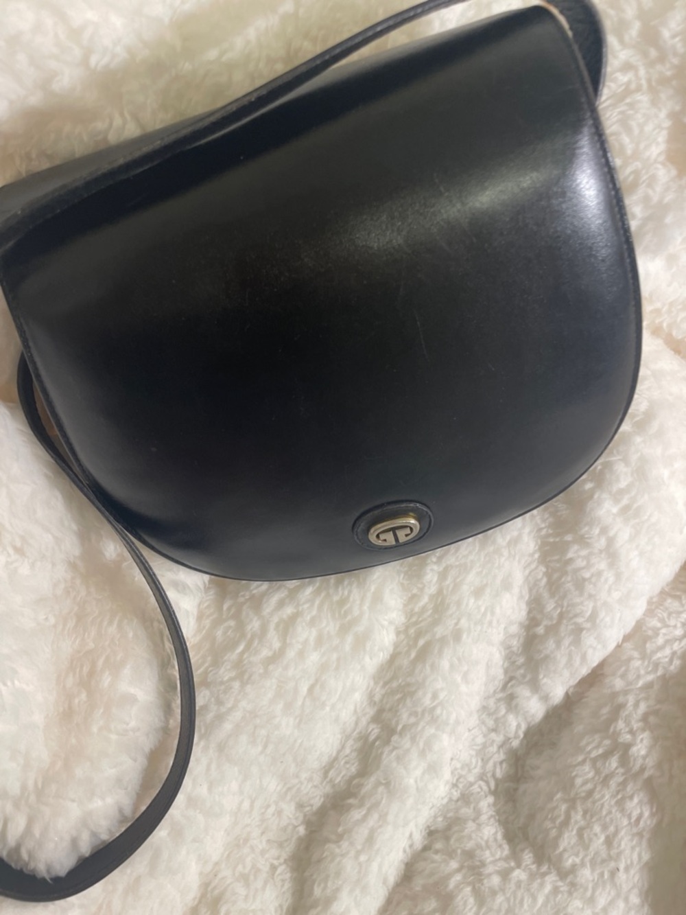 Vintage Gucci Accessory Collection Leather Shoulder Bag (1980s Era). Authentic